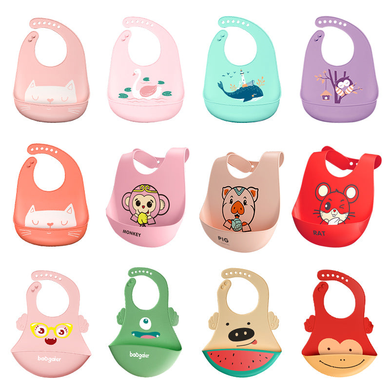 Waterproof Silicone Baby Bib