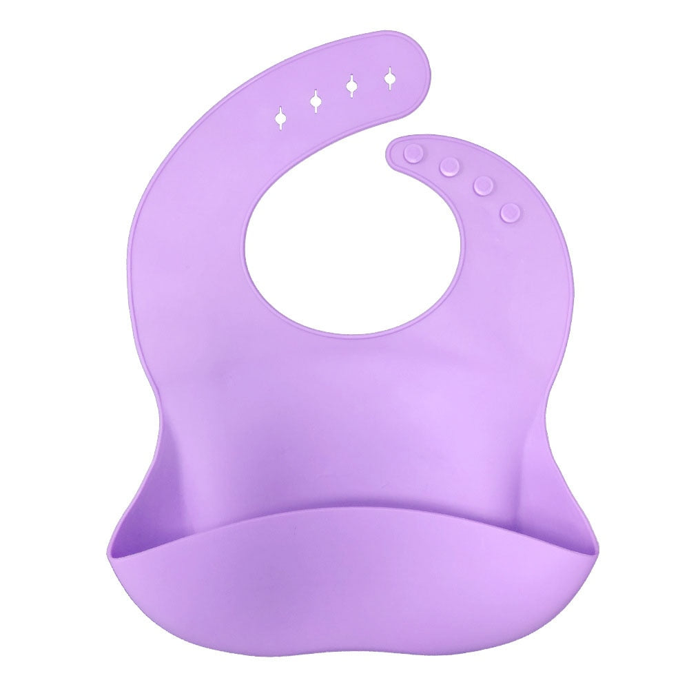 Soft Silicone Adjustable Children Bib