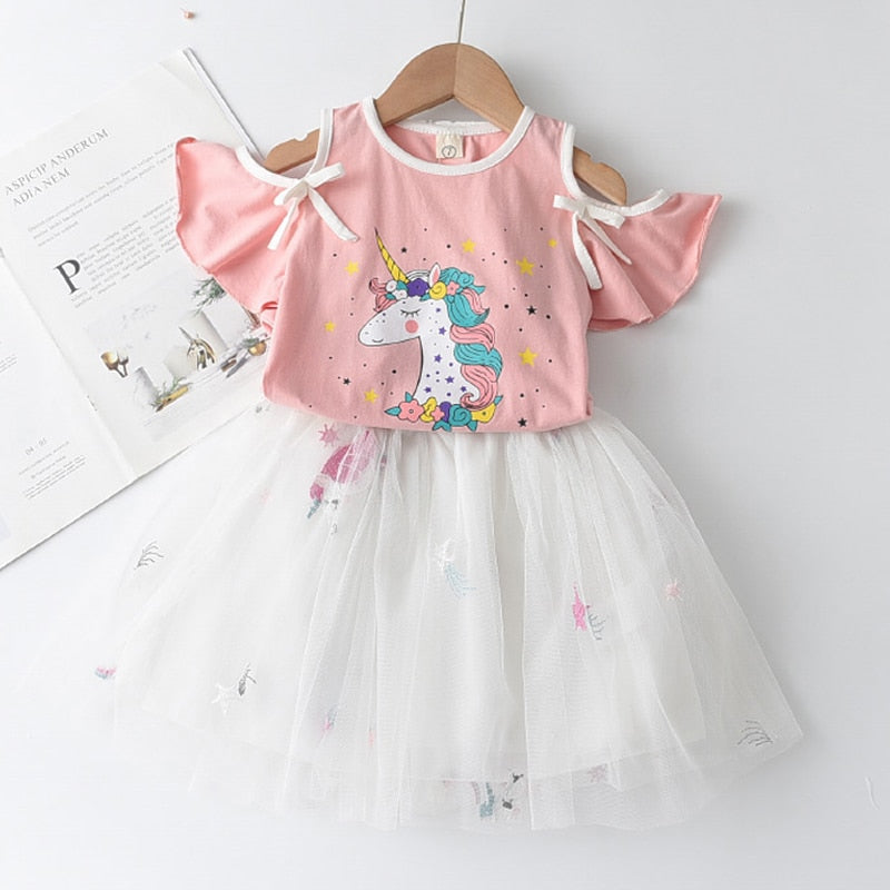Girl Print White Blouse