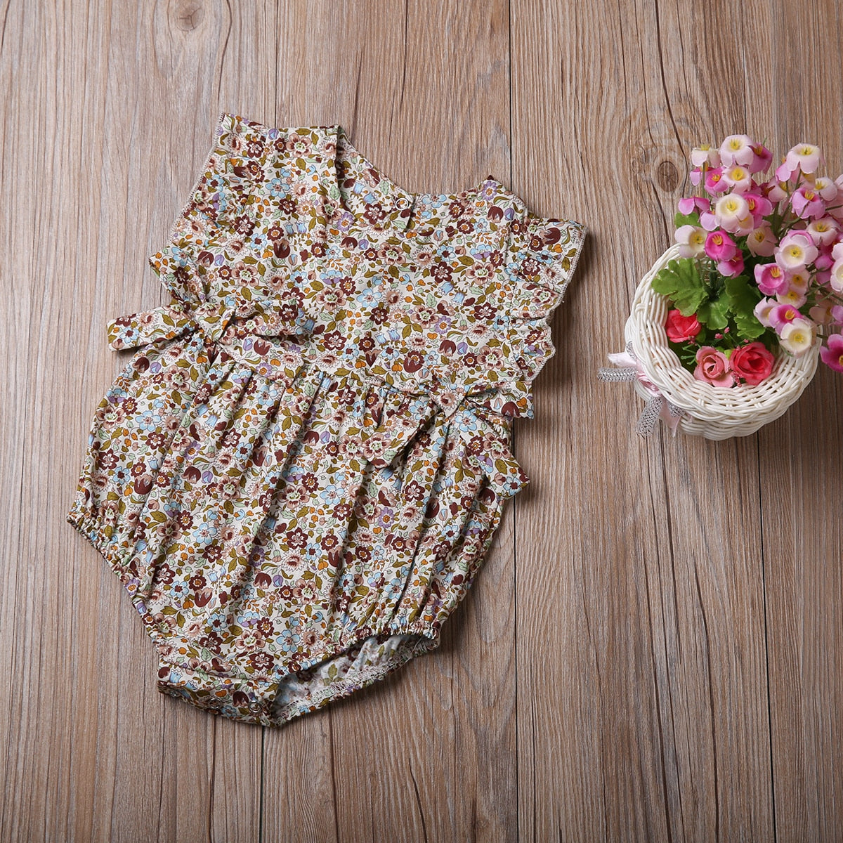 Flower Baby Jumpsuit