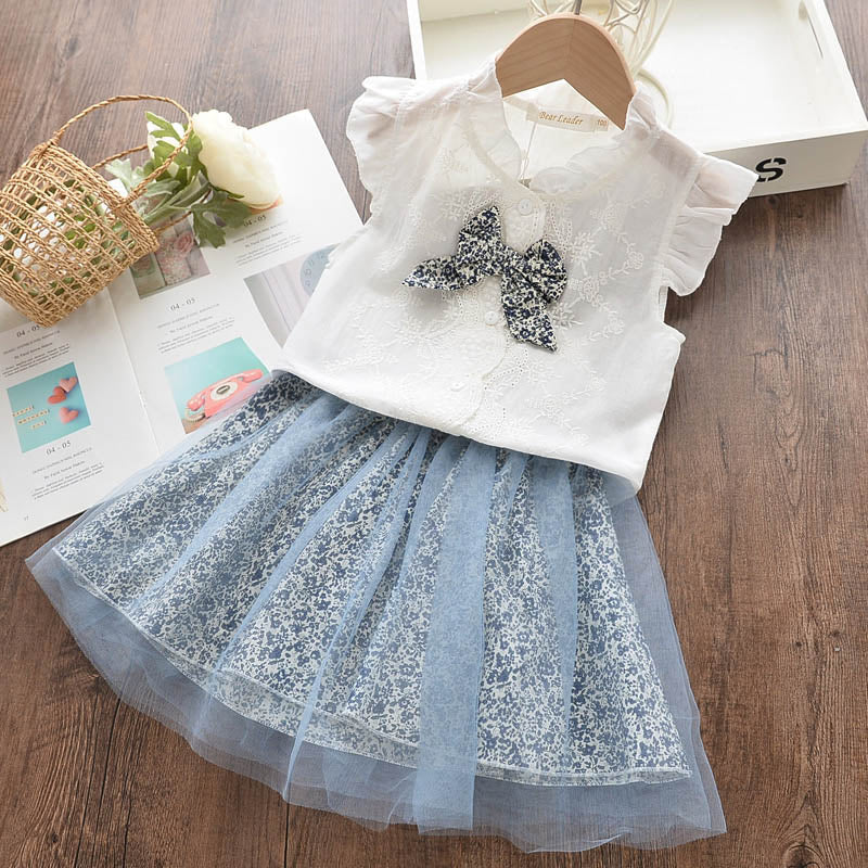 Girl Print White Blouse