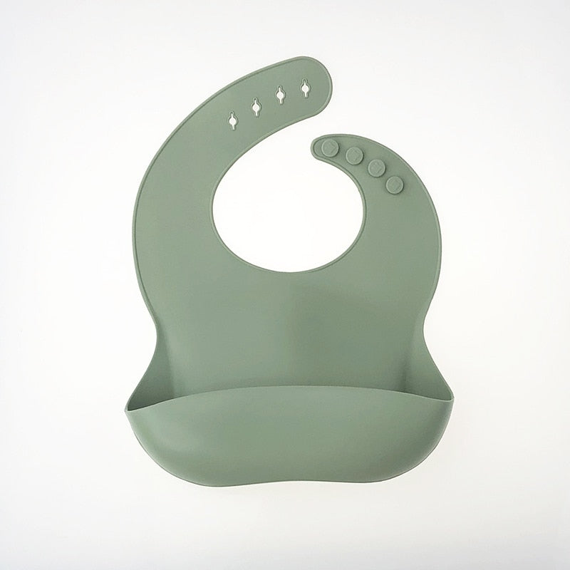 Soft Silicone Adjustable Children Bib
