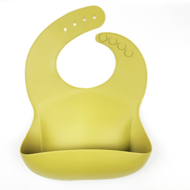 Soft Silicone Adjustable Children Bib