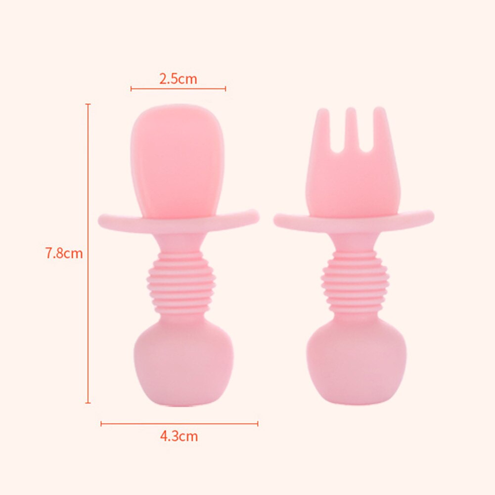 Baby Silicone Spoon Feeding Set