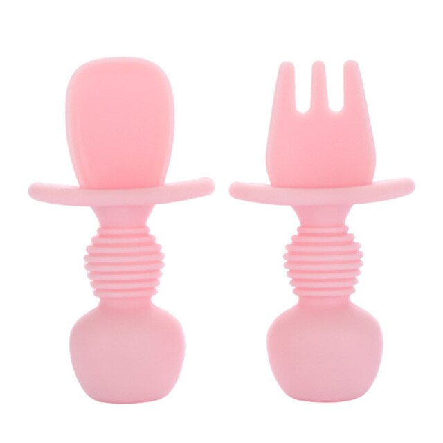 Baby Silicone Spoon Feeding Set