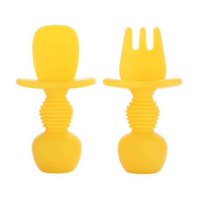Baby Silicone Spoon Feeding Set