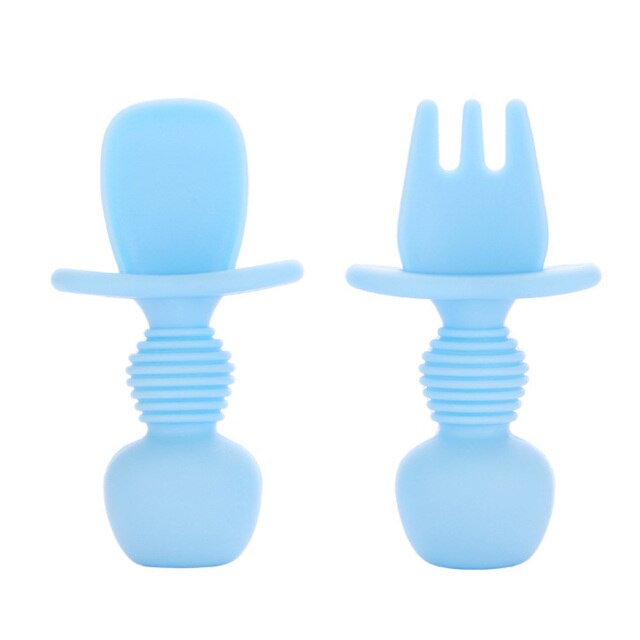 Baby Silicone Spoon Feeding Set